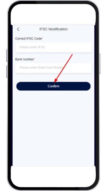 Click on the confirm button to complete the submission